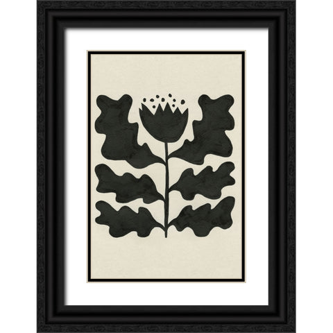 Delighted IV Vertical Black Ornate Wood Framed Art Print with Double Matting by Hershey, Moira