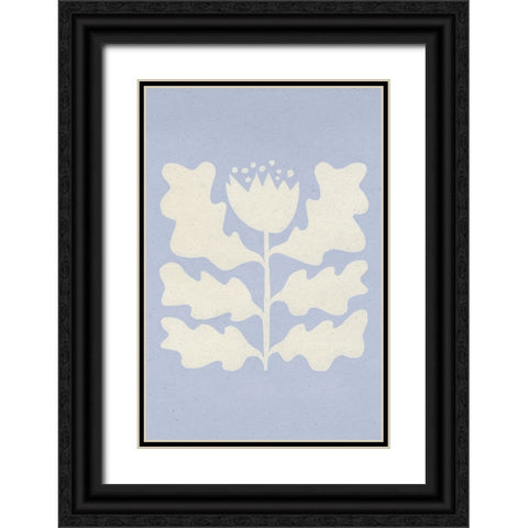 Delighted I Lavender Vertical Black Ornate Wood Framed Art Print with Double Matting by Hershey, Moira