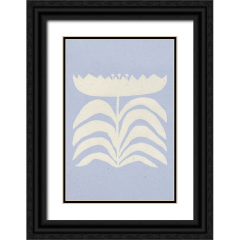 Delighted II Lavender Vertical Black Ornate Wood Framed Art Print with Double Matting by Hershey, Moira