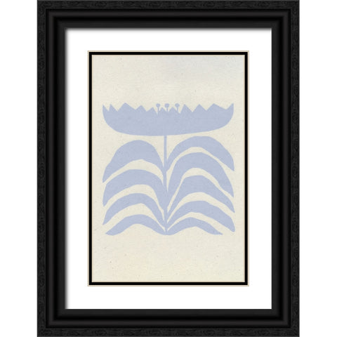 Delighted III Lavender Vertical Black Ornate Wood Framed Art Print with Double Matting by Hershey, Moira