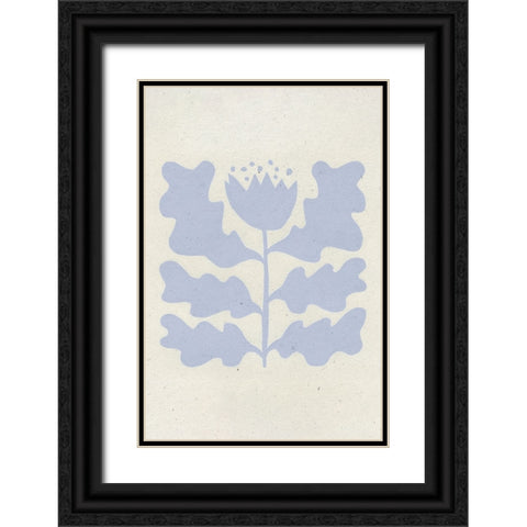 Delighted IV Lavender Vertical Black Ornate Wood Framed Art Print with Double Matting by Hershey, Moira