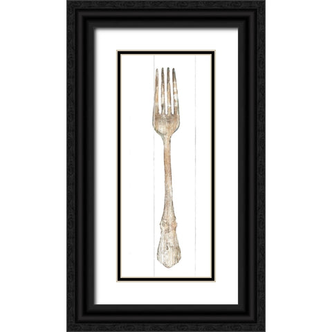 Setting the Table II Light Black Ornate Wood Framed Art Print with Double Matting by Wild Apple Portfolio