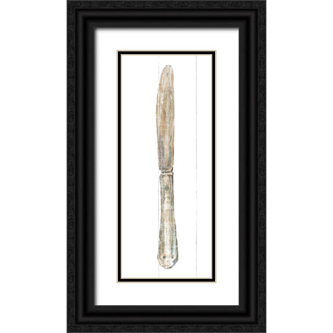 Setting the Table III Light Black Ornate Wood Framed Art Print with Double Matting by Wild Apple Portfolio