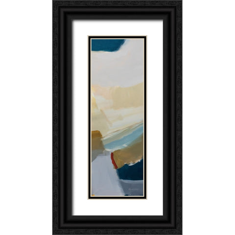 Dana Point III Black Ornate Wood Framed Art Print with Double Matting by Munger, Pamela