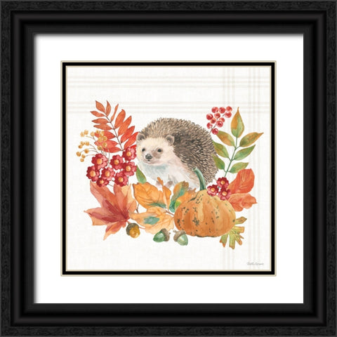 Wooded Harvest V Black Ornate Wood Framed Art Print with Double Matting by Grove, Beth