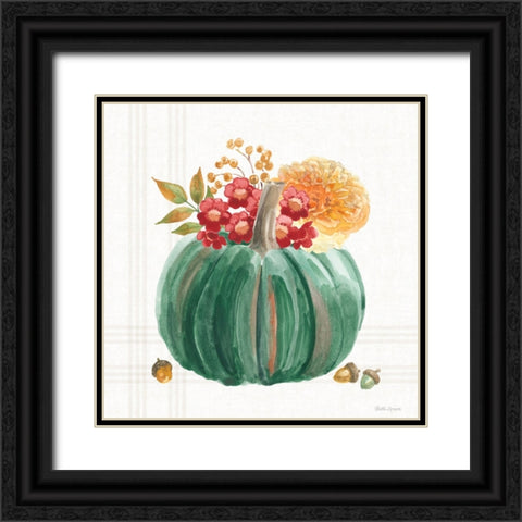 Wooded Harvest X Black Ornate Wood Framed Art Print with Double Matting by Grove, Beth