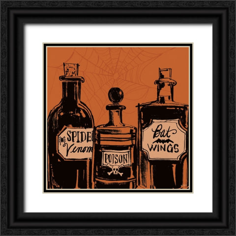 Haunted IX Black Ornate Wood Framed Art Print with Double Matting by Tavoletti, Anne