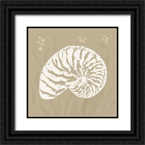 Seaside Style X Neutral Black Ornate Wood Framed Art Print with Double Matting by Tavoletti, Anne