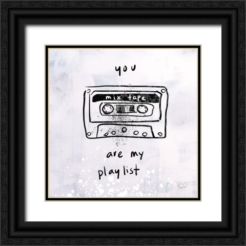 Turn it Up II Black Ornate Wood Framed Art Print with Double Matting by Youngstrom, Kent