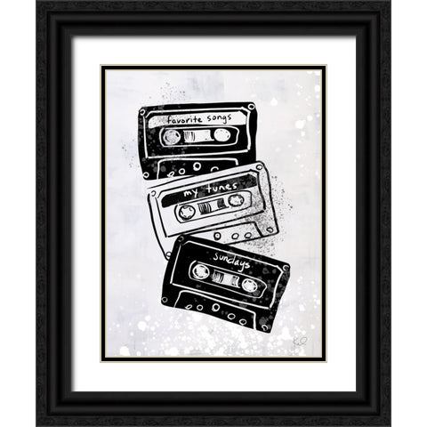Turn it Up XI Black Ornate Wood Framed Art Print with Double Matting by Youngstrom, Kent