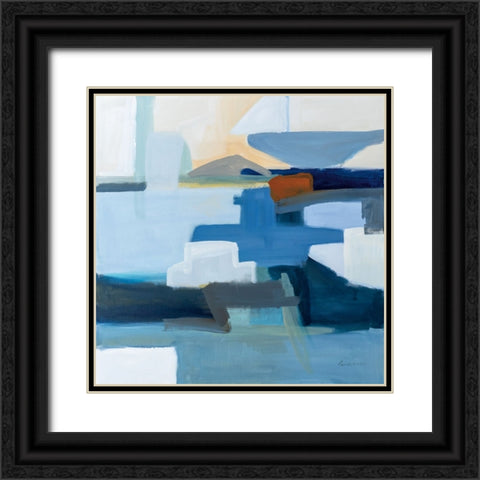 Monterey Black Ornate Wood Framed Art Print with Double Matting by Munger, Pamela