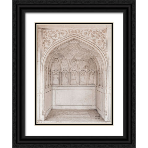 Set Aside Black Ornate Wood Framed Art Print with Double Matting by Larson, Nathan