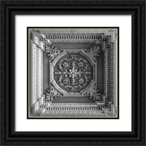 Architectural Design I Black Ornate Wood Framed Art Print with Double Matting by Van Swearingen, Debra