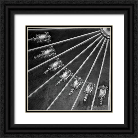Architectural Design III Black Ornate Wood Framed Art Print with Double Matting by Van Swearingen, Debra