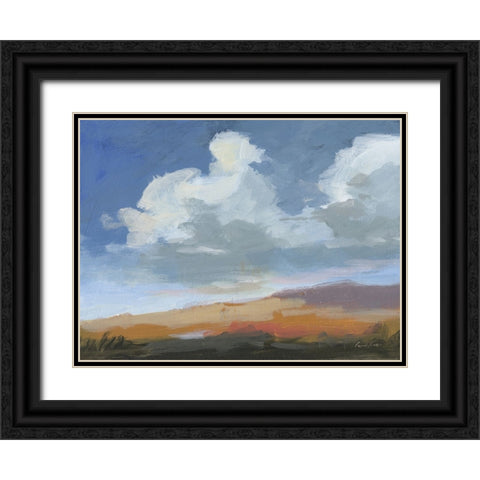 August Sky Black Ornate Wood Framed Art Print with Double Matting by Munger, Pamela