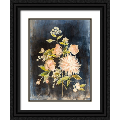 Fleeting Blooms III Black Ornate Wood Framed Art Print with Double Matting by Purinton, Julia