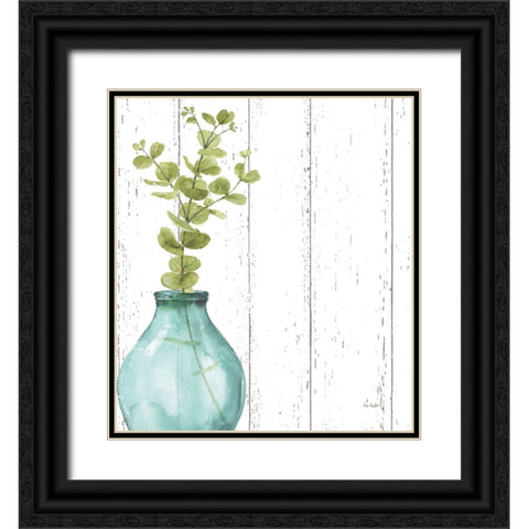 Mixed Greens LXXXV Shiplap v3 Black Ornate Wood Framed Art Print with Double Matting by Audit, Lisa