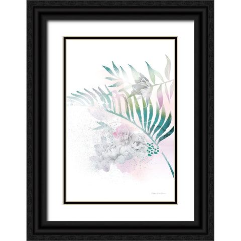 Tropical Floral I Black Ornate Wood Framed Art Print with Double Matting by Kucwaj-Tybur, Kasia