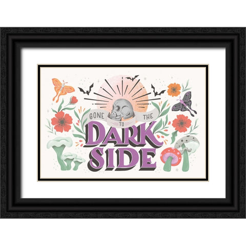 Dark Side I Black Ornate Wood Framed Art Print with Double Matting by Graham, Gia