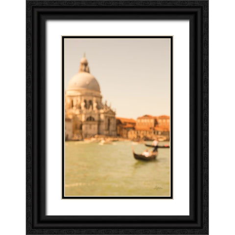 Essence of Venice I Black Ornate Wood Framed Art Print with Double Matting by Aledanda