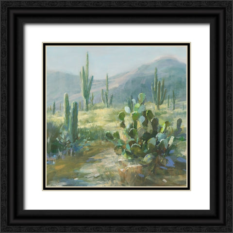 Sonoran Moment Black Ornate Wood Framed Art Print with Double Matting by Nai, Danhui