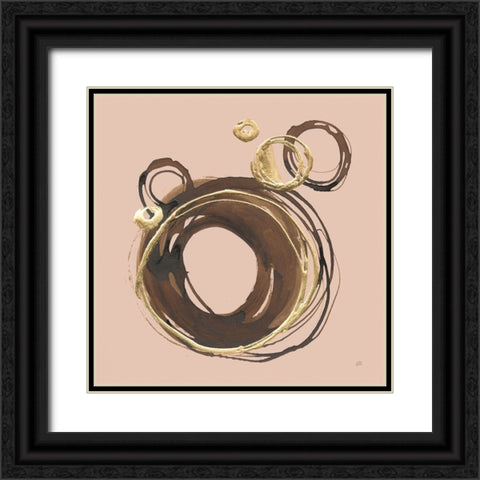 Walnut II Black Ornate Wood Framed Art Print with Double Matting by Paschke, Chris
