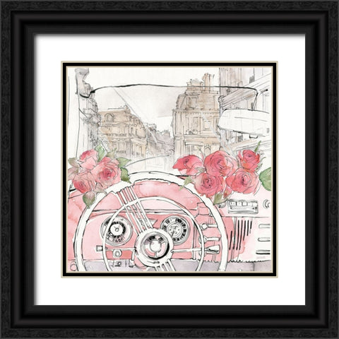 Vintage Travel II Black Ornate Wood Framed Art Print with Double Matting by Tavoletti, Anne