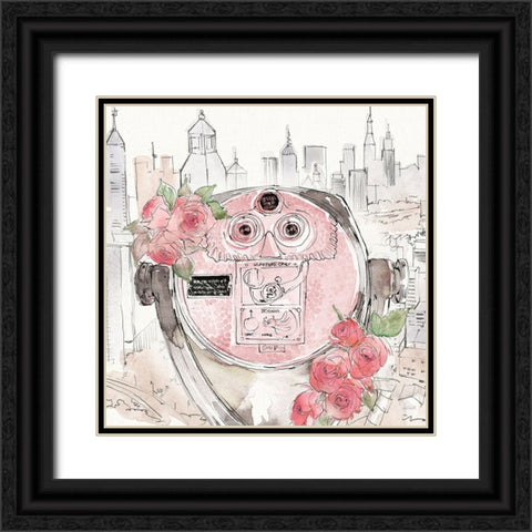 Vintage Travel III Black Ornate Wood Framed Art Print with Double Matting by Tavoletti, Anne