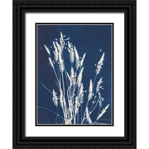 Ornamental Grass III Black Ornate Wood Framed Art Print with Double Matting by Ferguson, Kathy
