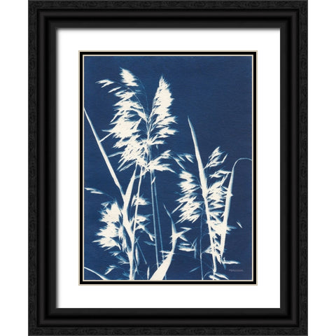Ornamental Grass VI Black Ornate Wood Framed Art Print with Double Matting by Ferguson, Kathy