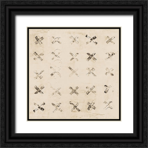 Warm XX Black Ornate Wood Framed Art Print with Double Matting by Mullan, Michael