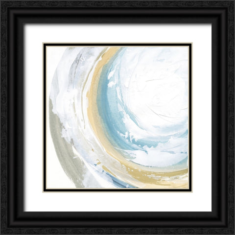 Cyclical III Black Ornate Wood Framed Art Print with Double Matting by Paschke, Chris
