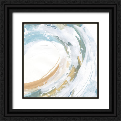 Cyclical IV Black Ornate Wood Framed Art Print with Double Matting by Paschke, Chris