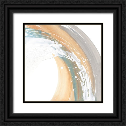 White Dots II Black Ornate Wood Framed Art Print with Double Matting by Paschke, Chris