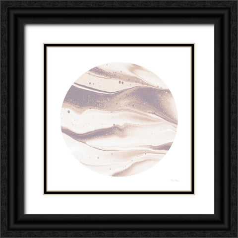 Dark Matter II Blush Black Ornate Wood Framed Art Print with Double Matting by Rhue, Piper