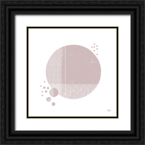 Tribeca I Mauve Black Ornate Wood Framed Art Print with Double Matting by Averinos, Melissa