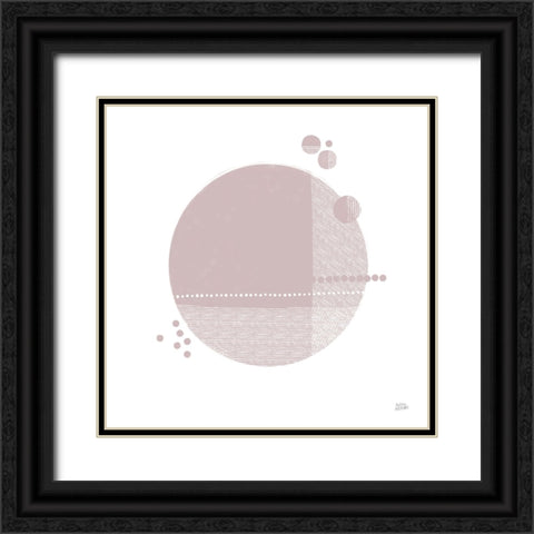 Tribeca II Mauve Black Ornate Wood Framed Art Print with Double Matting by Averinos, Melissa