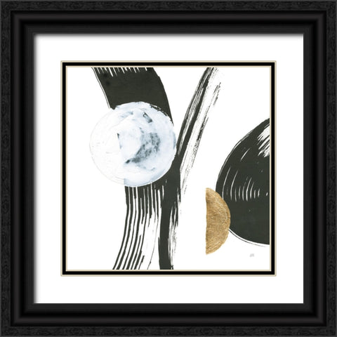 Many Moons IV Black Ornate Wood Framed Art Print with Double Matting by Paschke, Chris