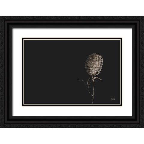 The Flower Black Ornate Wood Framed Art Print with Double Matting by Larson, Nathan