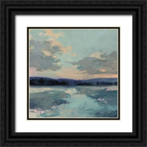 Ephemeral Sky Black Ornate Wood Framed Art Print with Double Matting by Purinton, Julia