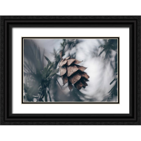 cooling Black Ornate Wood Framed Art Print with Double Matting by Larson, Nathan