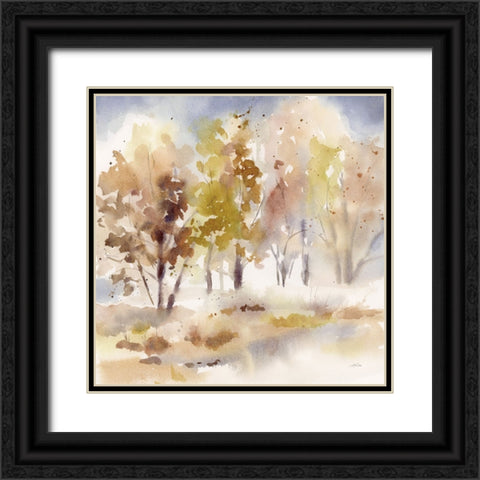 Autumn Grove Black Ornate Wood Framed Art Print with Double Matting by Pete, Katrina