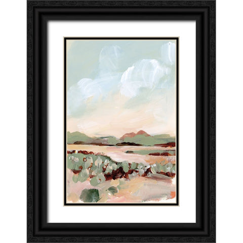 Autumn Meadow Black Ornate Wood Framed Art Print with Double Matting by Pete, Katrina