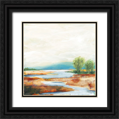 Autumn Wetland Black Ornate Wood Framed Art Print with Double Matting by Schlabach, Sue