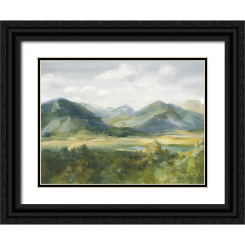 Gateway Realm Black Ornate Wood Framed Art Print with Double Matting by Nai, Danhui