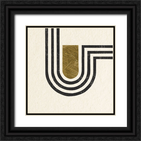 Path I Black Ornate Wood Framed Art Print with Double Matting by Hershey, Moira