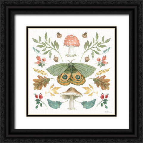 Forest Finds III Black Ornate Wood Framed Art Print with Double Matting by Grove, Beth