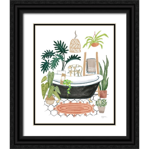 Urban Jungle Bathing II Black Ornate Wood Framed Art Print with Double Matting by Urban, Mary