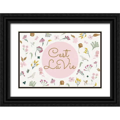 French Garden III Black Ornate Wood Framed Art Print with Double Matting by Kucwaj-Tybur, Kasia