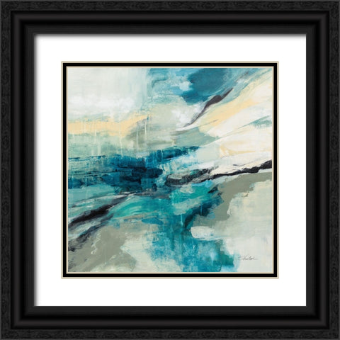 Stream Black Ornate Wood Framed Art Print with Double Matting by Vassileva, Silvia